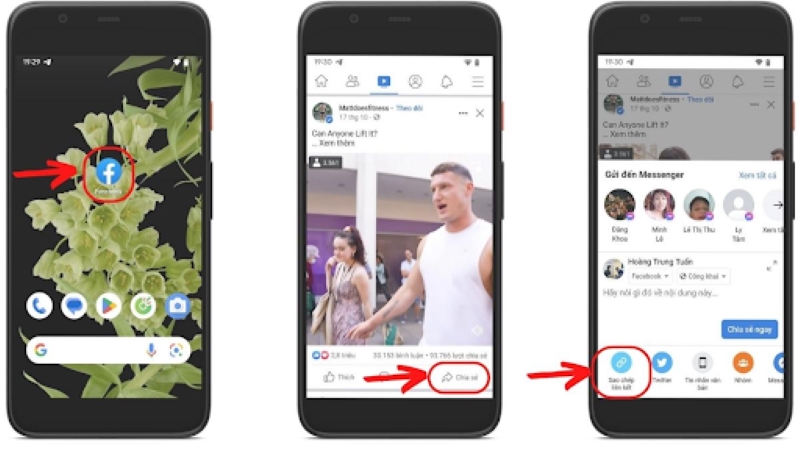 Cách lưu video trên facebook về điện thoại Android