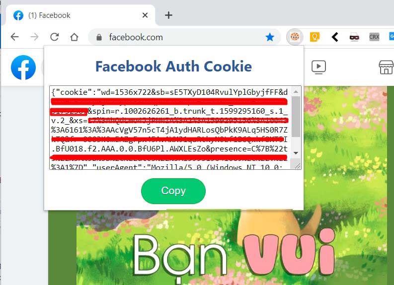 Mục đích lấy Cookie Facebook là gì?