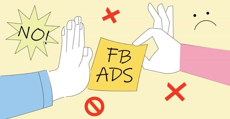 Quảng cáo Facebook không phân phối do quảng cáo đã bị từ chối