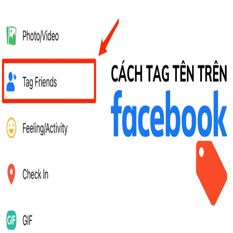 Cách tag bạn bè trên Facebook